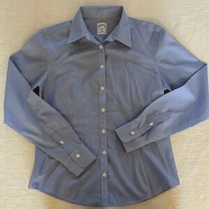 Brooks Brothers Classic Blue Pinstripe Dress Shirt size 6